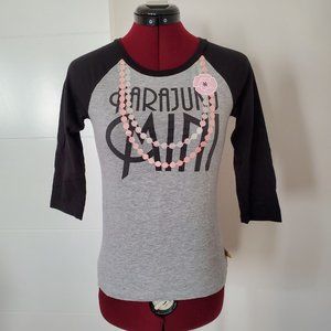 Harajuku Mini for Target 3/4 sleeve t-shirt, kids 14/16, adult S